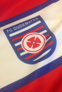 FC Oudewater logo op shirt